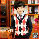 New design pullover fancy school uniform for boy